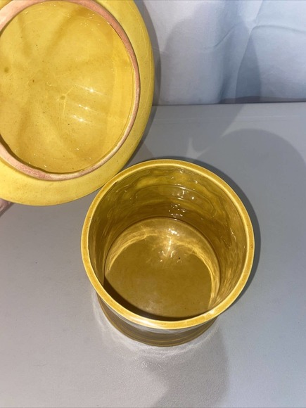 Vintage 1967 Los Angeles Potteries California USA Cookie Jar Autumn Harvest - Picture 3 of 6